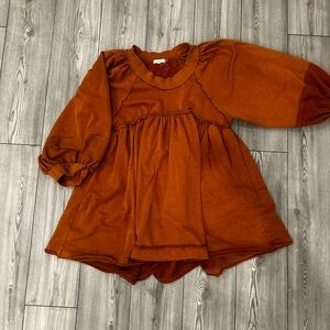 Ruffle Puff Sleeve Dress